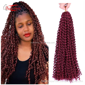 Hot sell Natural Spring Twist Braiding Fluffy Hair Passion Twist Hair red passion twist hair